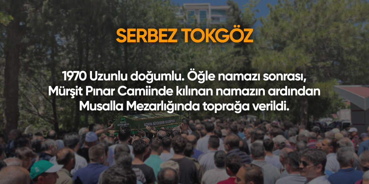 Konya'da bugün vefat edenler | 24 Ocak 2026 10